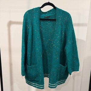 Do Everything in Love Teal Cardigan with Pockets